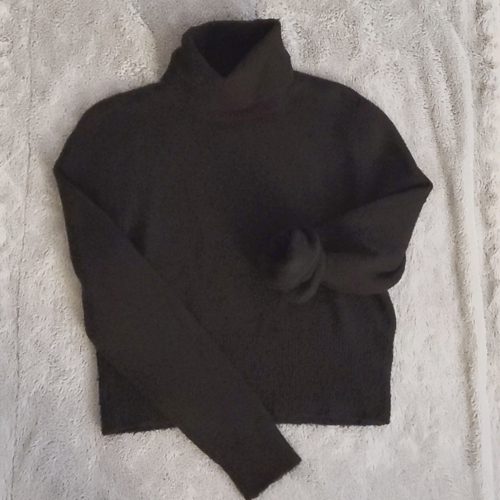 Gabrielle Union Cropped Turtleneck Sweater